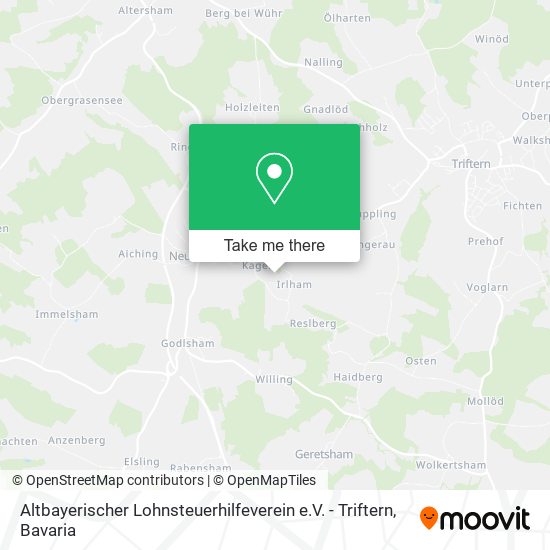 Altbayerischer Lohnsteuerhilfeverein e.V. - Triftern map