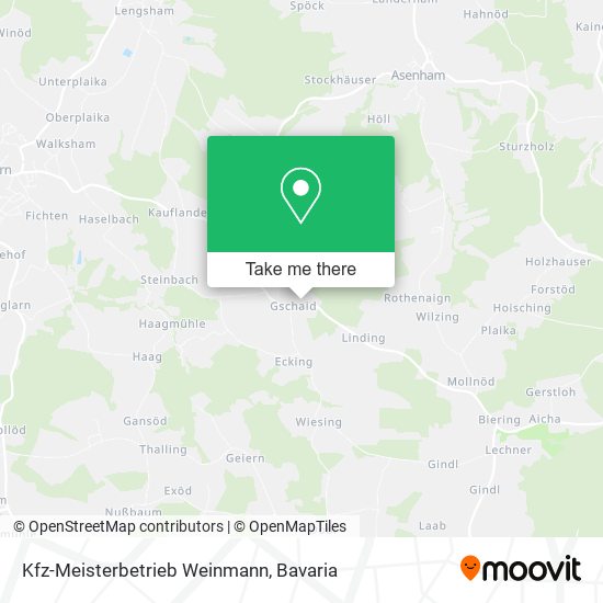 Kfz-Meisterbetrieb Weinmann map