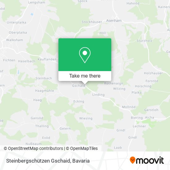 Steinbergschützen Gschaid map