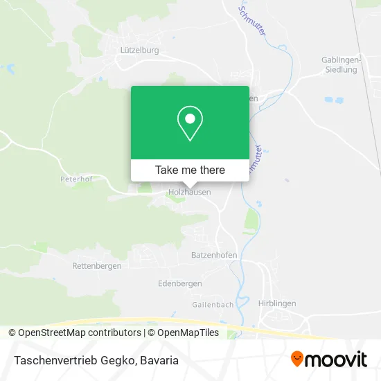 Карта Taschenvertrieb Gegko