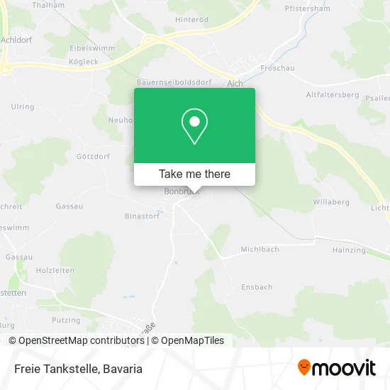 Карта Freie Tankstelle