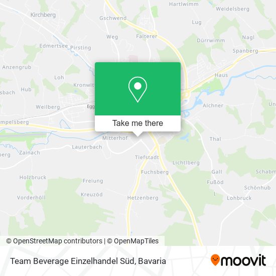 Team Beverage Einzelhandel Süd map