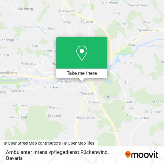 Ambulanter Intensivpflegedienst Rückenwind map