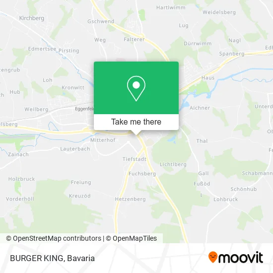 Карта BURGER KING