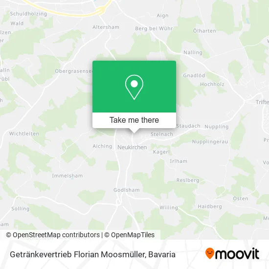 Карта Getränkevertrieb Florian Moosmüller