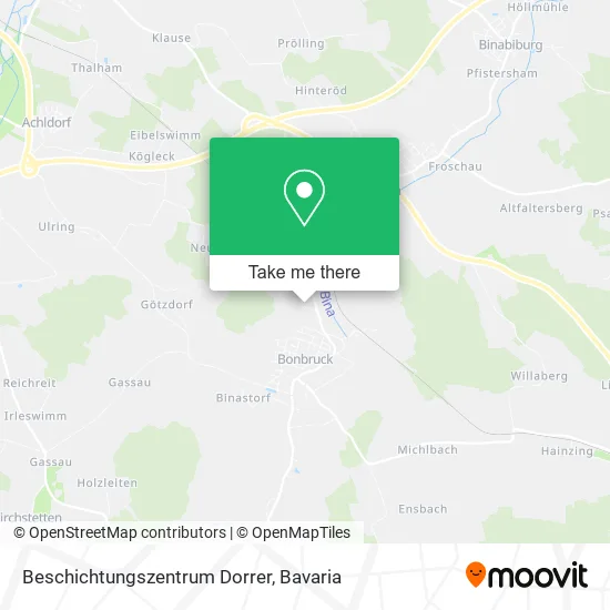 Карта Beschichtungszentrum Dorrer