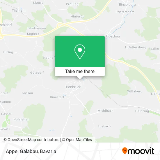 Карта Appel Galabau