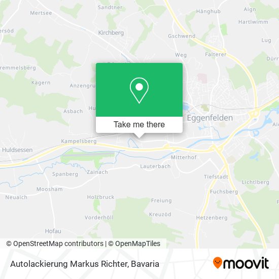 Карта Autolackierung Markus Richter