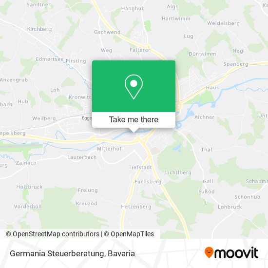 Germania Steuerberatung map