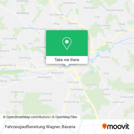 Fahrzeugaufbereitung Wagner map