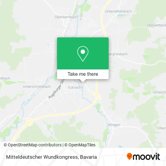 Карта Mitteldeutscher Wundkongress