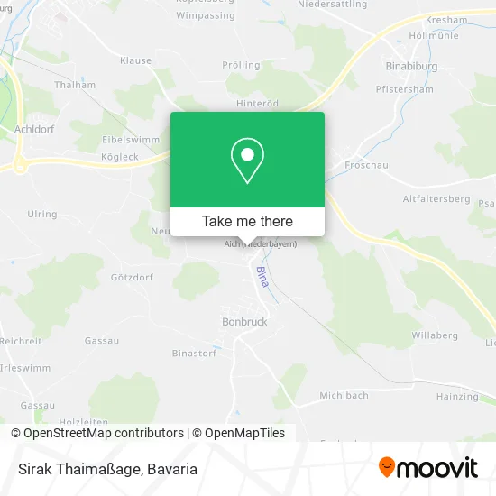 Карта Sirak Thaimaßage