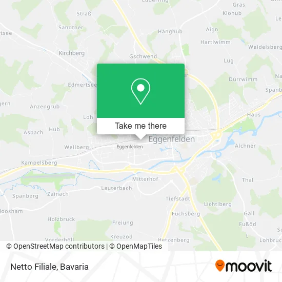 Netto Filiale map