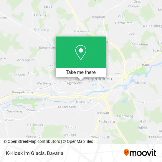 Карта K-Kiosk im Glacis