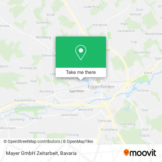 Карта Mayer GmbH Zeitarbeit