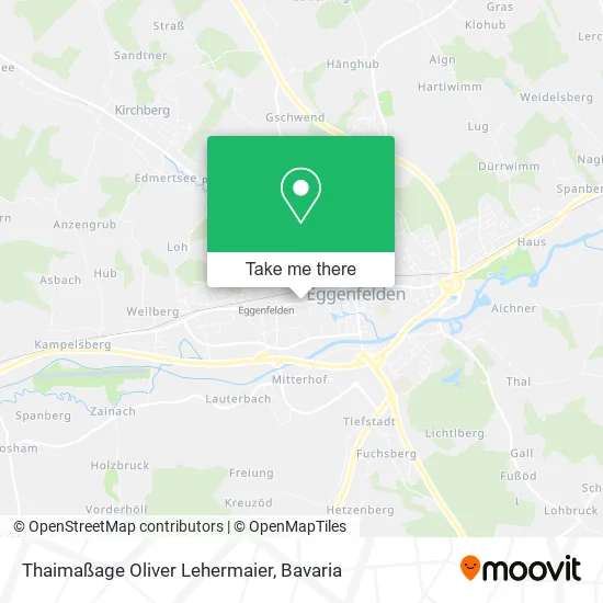 Карта Thaimaßage Oliver Lehermaier