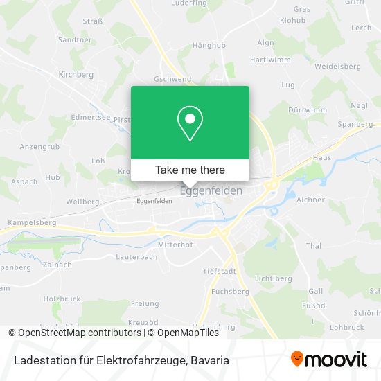 Ladestation für Elektrofahrzeuge map