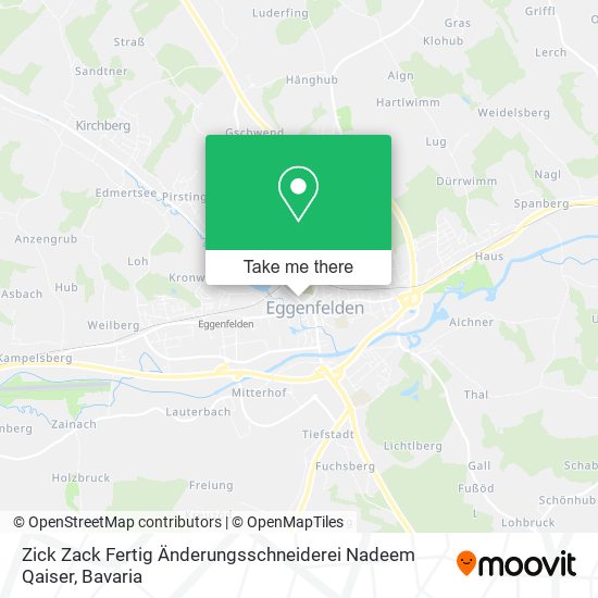 Zick Zack Fertig Änderungsschneiderei Nadeem Qaiser map