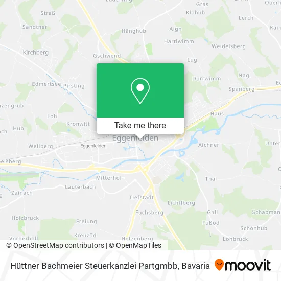 Hüttner Bachmeier Steuerkanzlei Partgmbb map