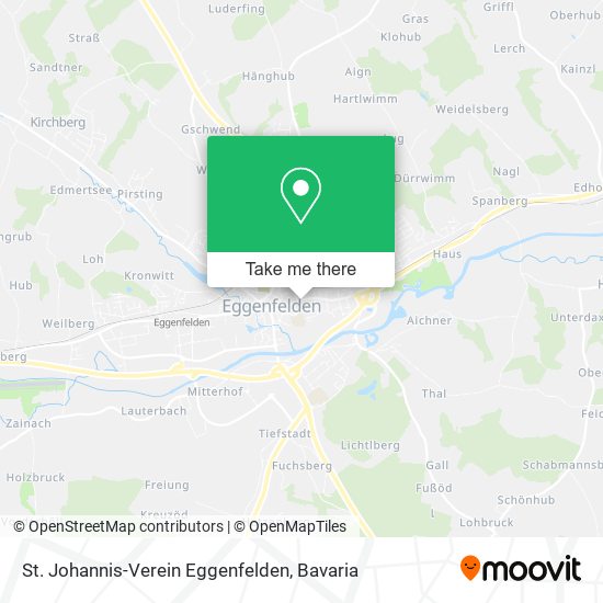 St. Johannis-Verein Eggenfelden map