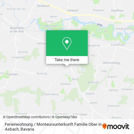 Ferienwohnung / Monteursunterkunft Familie Ober in Asbach map