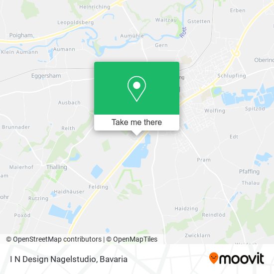 I N Design Nagelstudio map