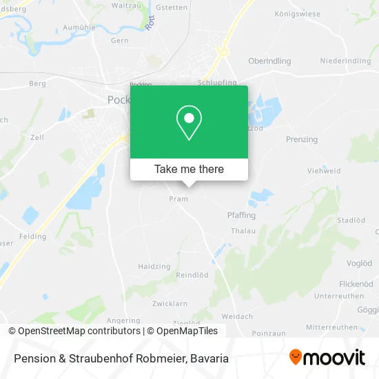 Карта Pension & Straubenhof Robmeier