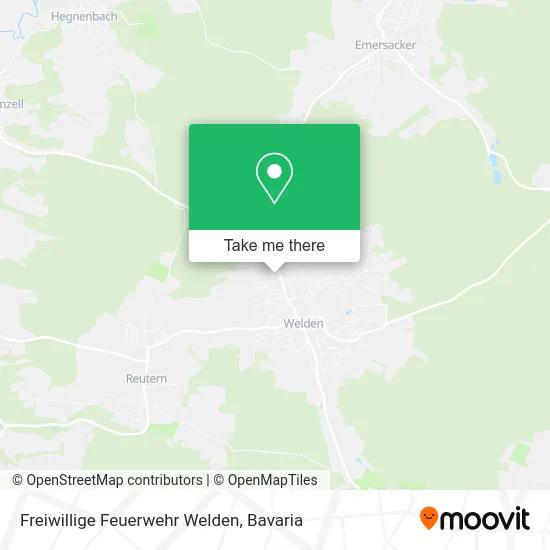Карта Freiwillige Feuerwehr Welden