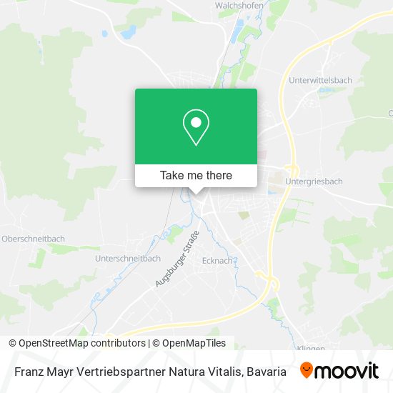 Franz Mayr Vertriebspartner Natura Vitalis map