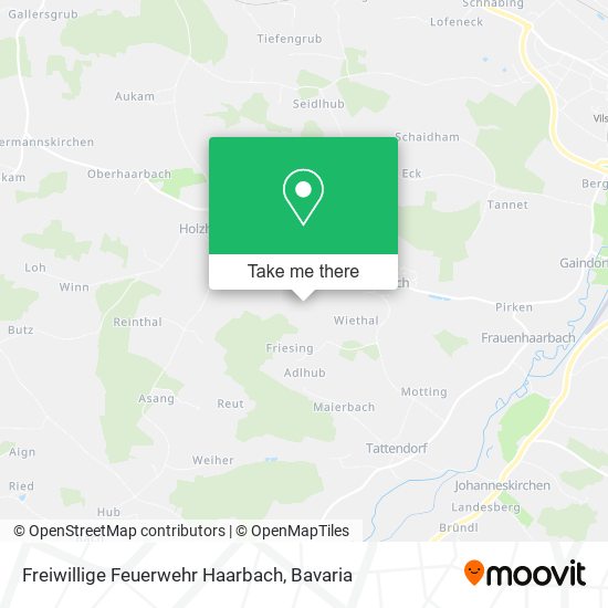 Freiwillige Feuerwehr Haarbach map