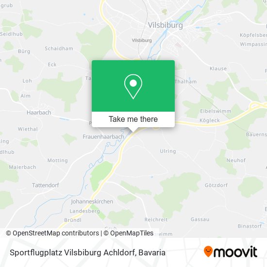 Sportflugplatz Vilsbiburg Achldorf map