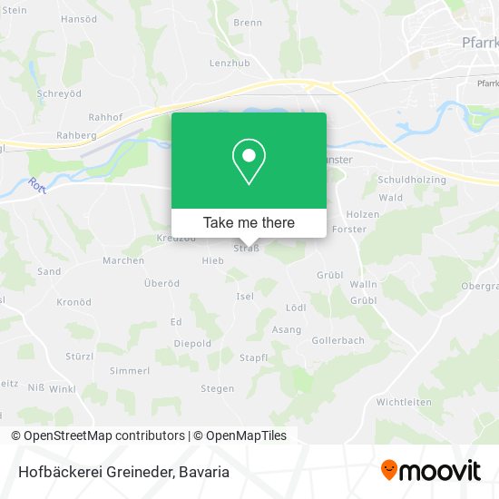 Hofbäckerei Greineder map