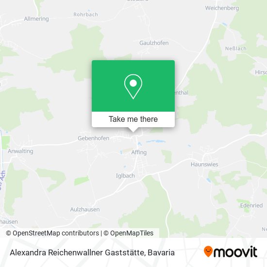 Alexandra Reichenwallner Gaststätte map