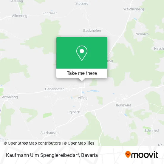 Карта Kaufmann Ulm Spenglereibedarf