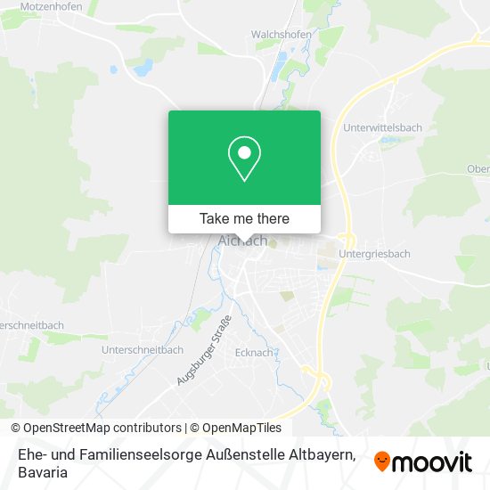 Ehe- und Familienseelsorge Außenstelle Altbayern map