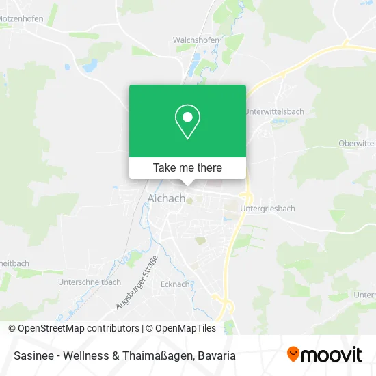 Карта Sasinee - Wellness & Thaimaßagen