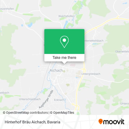 Hinterhof Bräu Aichach map