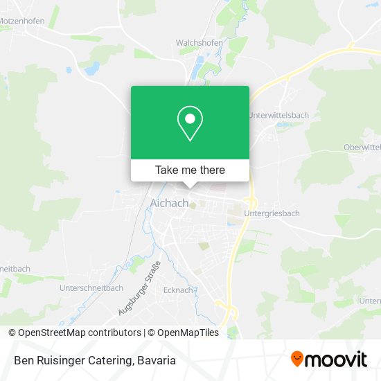 Ben Ruisinger Catering map