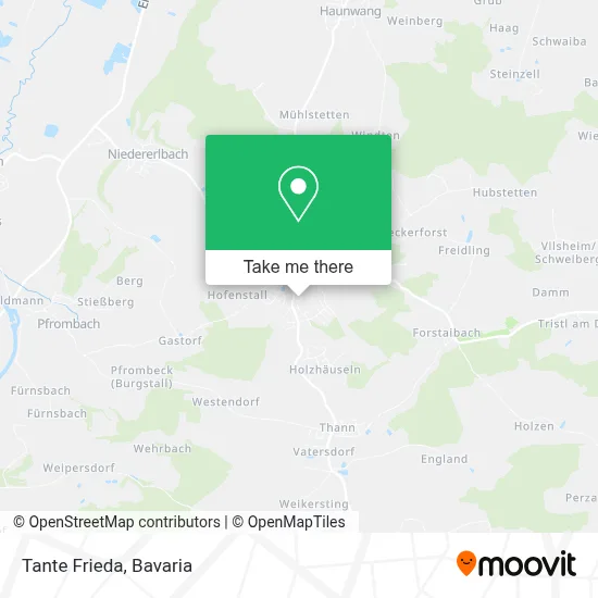 Tante Frieda map