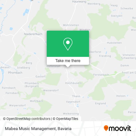 Mabea Music Management map