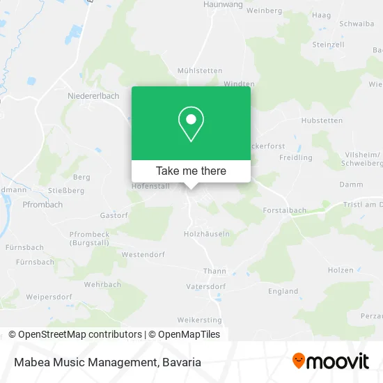 Карта Mabea Music Management