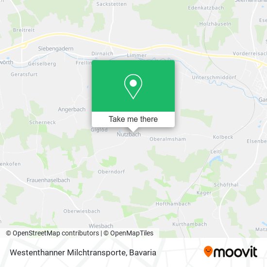 Westenthanner Milchtransporte map