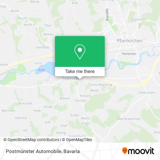 Postmünster Automobile map