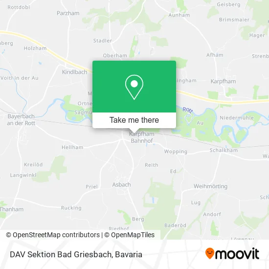 Карта DAV Sektion Bad Griesbach
