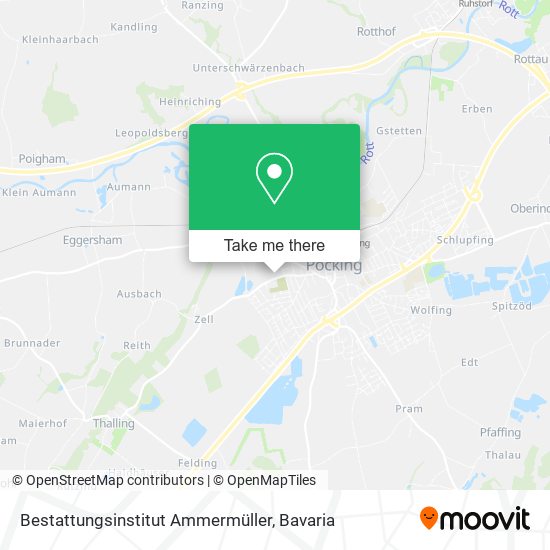 Bestattungsinstitut Ammermüller map