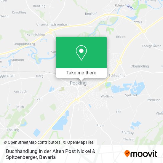 Buchhandlung in der Alten Post Nickel & Spitzenberger map