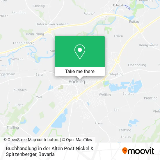 Карта Buchhandlung in der Alten Post Nickel & Spitzenberger