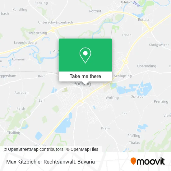 Карта Max Kitzbichler Rechtsanwalt