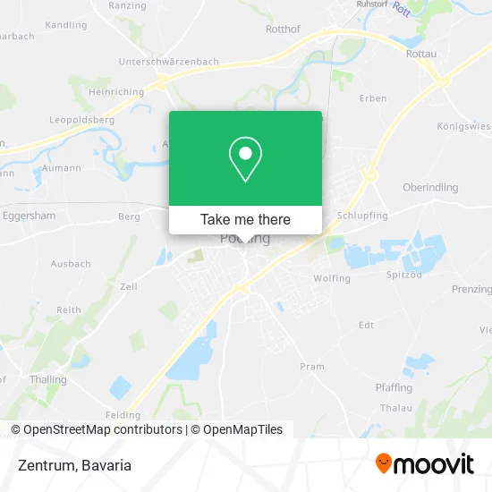 Карта Zentrum