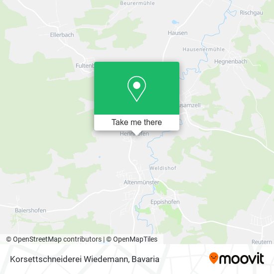 Korsettschneiderei Wiedemann map